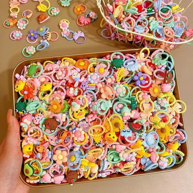 Good Floral & Wedding Decor Supply - 50/40/30 قطعة من الأربطة المطاطية اللطيفة