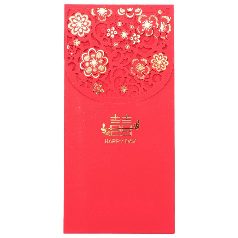 ABZC-60PCS مظاريف حمراء صينية، - مراجعة Wedding Envelopes وسعره