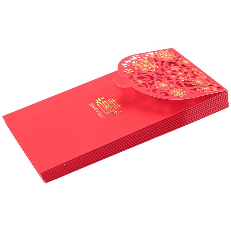 ABZC-60PCS مظاريف حمراء صينية، - مراجعة Wedding Envelopes وسعره